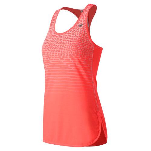 New Balance 53161 Women's Accelerate Tunic Graphic - Orange (wt53161daf)