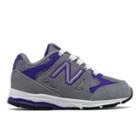 New Balance 888 Kids' Running Shoes - Grey/purple (kj888dpi)
