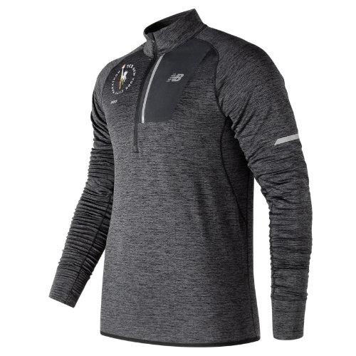 New Balance 73220 Men's Nyc Marathon Nb Heat Half Zip - Grey (mt73220vhc)