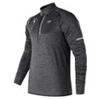 New Balance 73220 Men's Nyc Marathon Nb Heat Half Zip - Grey (mt73220vhc)
