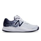 New Balance 696v3 Men's Tennis Shoes - White/navy (mc696wb3)