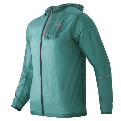 New Balance 61226 Men's Lite Packable Jacket - Blue (mj61226stb)