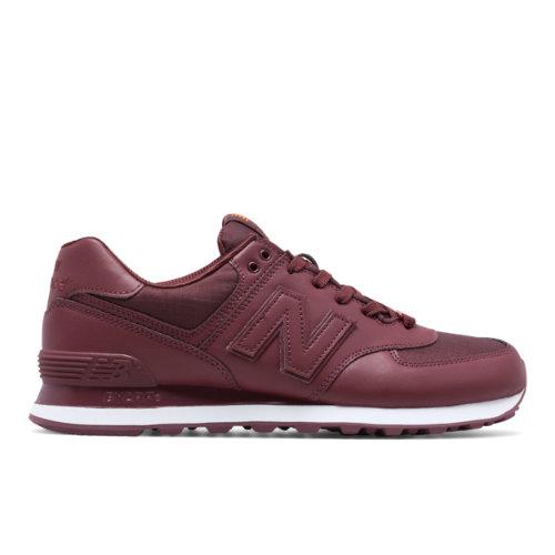 New Balance 574 Flight Jacket Men's 574 Shoes - Burgundy (ml574fjr)
