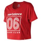New Balance 91590 Women's Essentials Tc Cropped Tee - Red (wt91590rep)