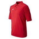 New Balance 9306 Men's Solid Short Sleeve Polo - Team Red (tpt9306tre)