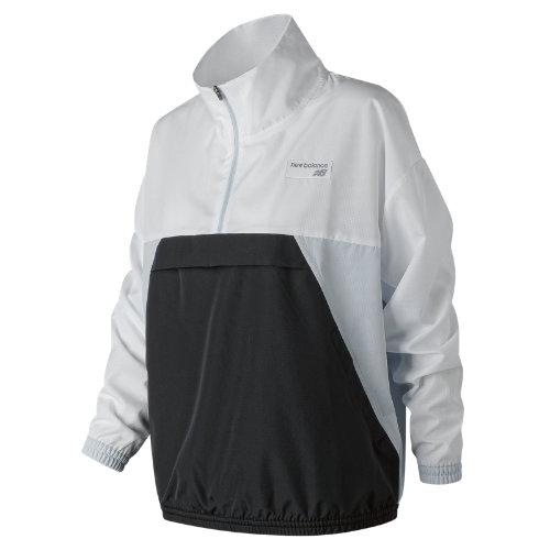 New Balance 91557 Women's Nb Athletics Windbreaker Pullover - Grey (wj91557psy)