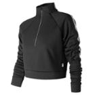 New Balance 91516 Women's Nb Athletics Select Track Pullover - Black (wt91516bk)