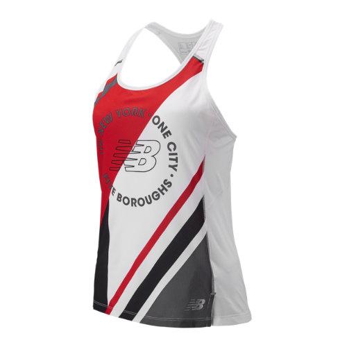 New Balance 93223 Women's Nyc Marathon Nb Ice Singlet - White (wt93223mwt)