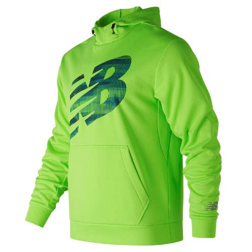 New Balance 73008 Men's Game Changer Fleece Hoodie - Green (mt73008egl)