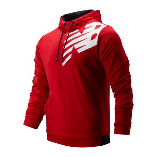 New Balance 93021 Men's Tenacity Fleece Pullover Hoodie - Red (mt93021rep)