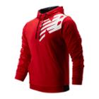 New Balance 93021 Men's Tenacity Fleece Pullover Hoodie - Red (mt93021rep)