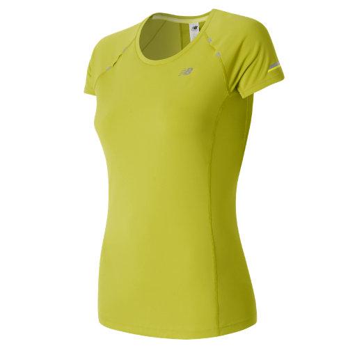 New Balance 63223 Women's Nb Ice Short Sleeve - Yellow (wt63223ffy)