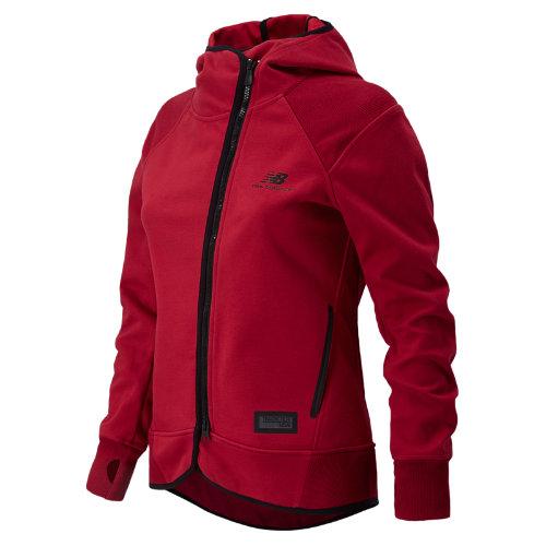 New Balance 5146 Women's Nb Trackster Hoodie - Chili Pepper (awlj5146chp)