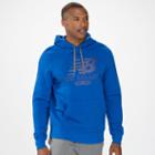 New Balance 3391 Men's Essentials Pullover Hoodie - Cobalt Blue, Grey (met3391cbt)