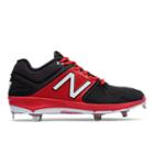 New Balance Low-cut 3000v3 Metal Cleat Men's Low-cut Cleats Shoes - Black/red (l3000br3)
