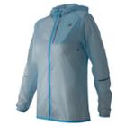 New Balance 61226 Women's Lite Packable Jacket - Blue (wj61226fwm)