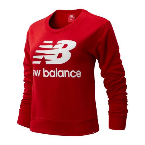 New Balance 91585 Women's Essentials Crew - Red (wt91585rep)