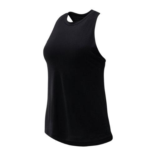 New Balance 93173 Women's Transform Jersey Twist Tank - Black (wt93173bk)