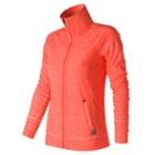 New Balance 71116 Women's In Transit Jacket - Orange (wj71116sur)