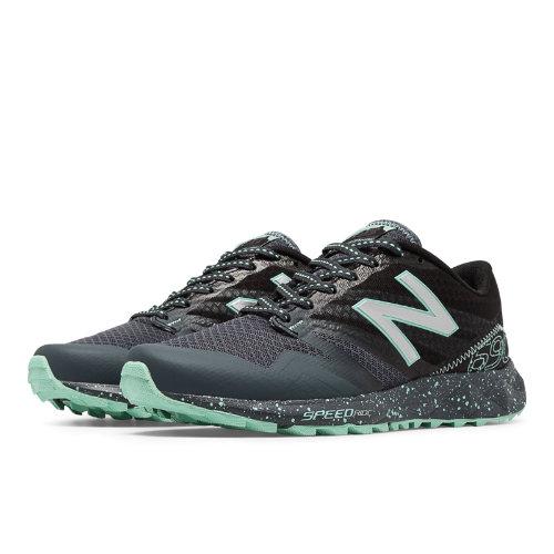 New Balance 690v1 Women's Trail Running Shoes - Dark Grey/artic Blue (wt690la1)