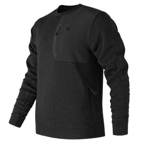 New Balance 73519 Men's 247 Luxe Crew - Black (mt73519bk)