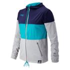 New Balance 53518 Men's Hocr 90s Run Windbreaker - Aviator, Sea Glass, Silver Mink (mj53518easv)