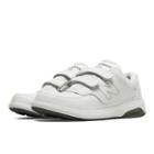New Balance Hook And Loop 813 Men's Health Walking Shoes - White (mw813hwt)