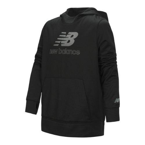 New Balance 15284 Kids' Graphic Hoodie - Black (gt15284bk)