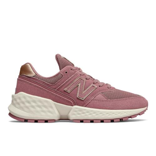 New Balance Fresh Foam 574 Sport Women's Sport Style Shoes - Purple/off White (ws574atg)