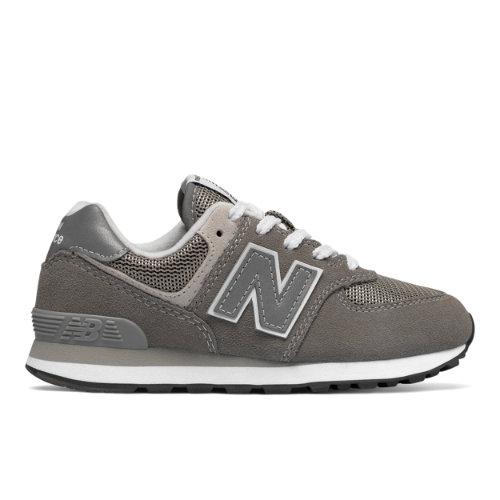 New Balance 574 Core Kids Grade School Lifestyle Shoes - Grey (gc574gg)