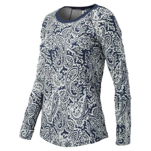 New Balance 63144 Women's J.crew Printed In Transit Top - (wt63144-jc)