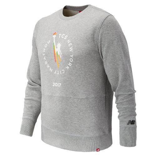 New Balance 73530 Men's Nyc Marathon Essentials Crew Bl - Grey (mt73530vag)