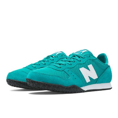 New Balance 402 Women's Running Classics Shoes - Teal, White (wl402bw)