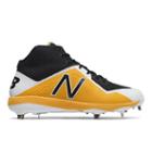 New Balance Mid-cut 4040v4 Men's Mid-cut Cleats Shoes - Black/yellow (m4040by4)