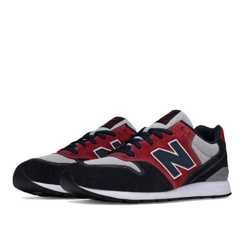New Balance 696 Seaside Hideaway Men's Running Classics Shoes - Navy, Burgundy, Light Grey (mrl696kb)
