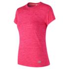 New Balance 71156 Women's M4m Seamless Short Sleeve - Pink (wt71156akh)