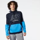 New Balance Mens Tenacity Performance Fleece Blocked Pullover Hoodie