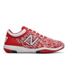New Balance 4040v5 Turf Men's Cleats And Turf Shoes - Red/white (t4040tr5)
