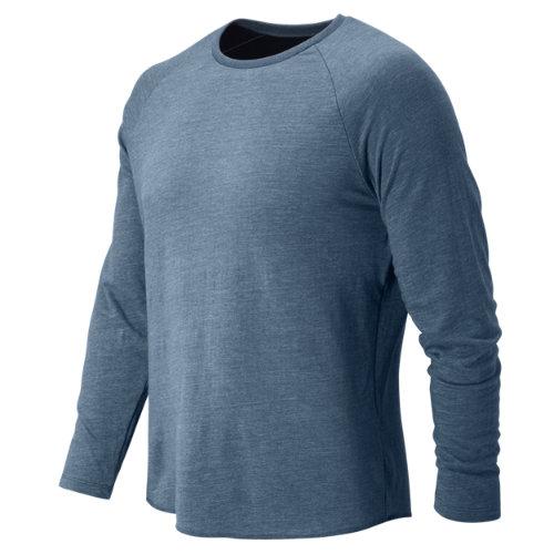 New Balance 63805 Men's Duofold Ls Baseball Raglan - Navy (mt63805env)