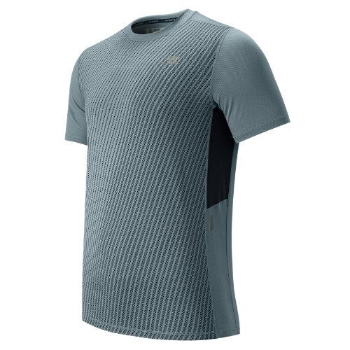 New Balance 53224 Men's Nb Ice Short Sleeve - Cyclone, Black (mt53224cyc)