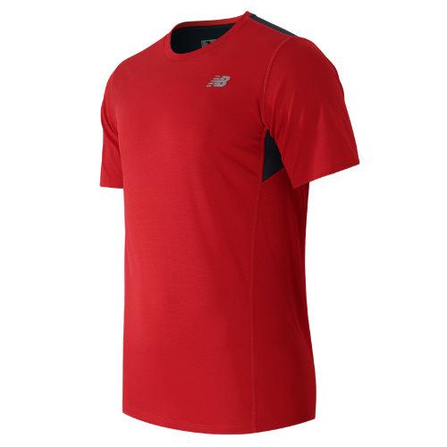 New Balance 53061 Men's Accelerate Short Sleeve - Red/navy (mt53061brc)