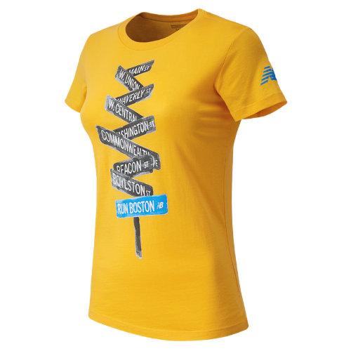 New Balance 51741 Women's Women's Bos15 Signs Tee - (wt51741p)