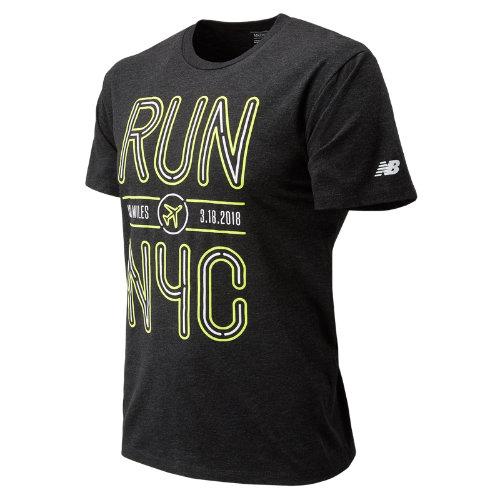 New Balance 81605 Men's Nyc Half Run Nyc Short Sleeve - (mt81605c)