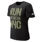 New Balance 81605 Men's Nyc Half Run Nyc Short Sleeve - (mt81605c)