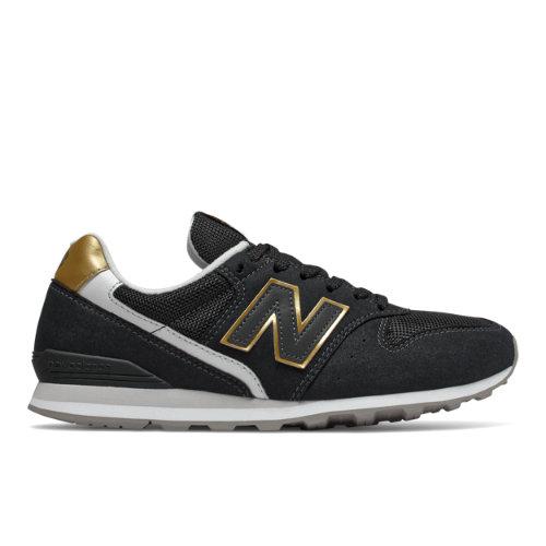 New Balance 996 Women's Shoes - Black/yellow (wl996cd)