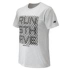 New Balance 73662 Men's 5th Avenue Mile Graphic Tee - White (mt73662vwt)
