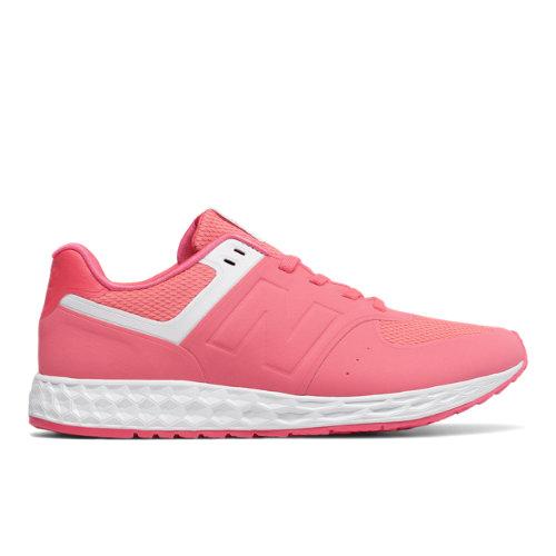 New Balance 574 Fresh Foam Women's Sport Style Shoes - Pink/white (wfl574bc)