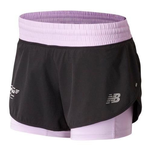 New Balance 81263 Women's United Airlines Half Impact Short 4 Inch - (ws81263c)