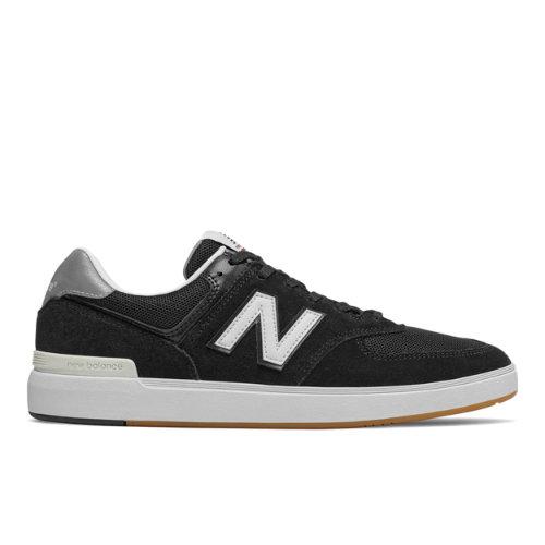 New Balance All Coasts 574 Men's Court Classics Shoes - Black/grey (am574bkg)