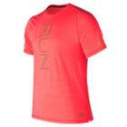 New Balance 73233 Men's Nyc Marathon Seasonless Short Sleeve - Red (mt73233verh)